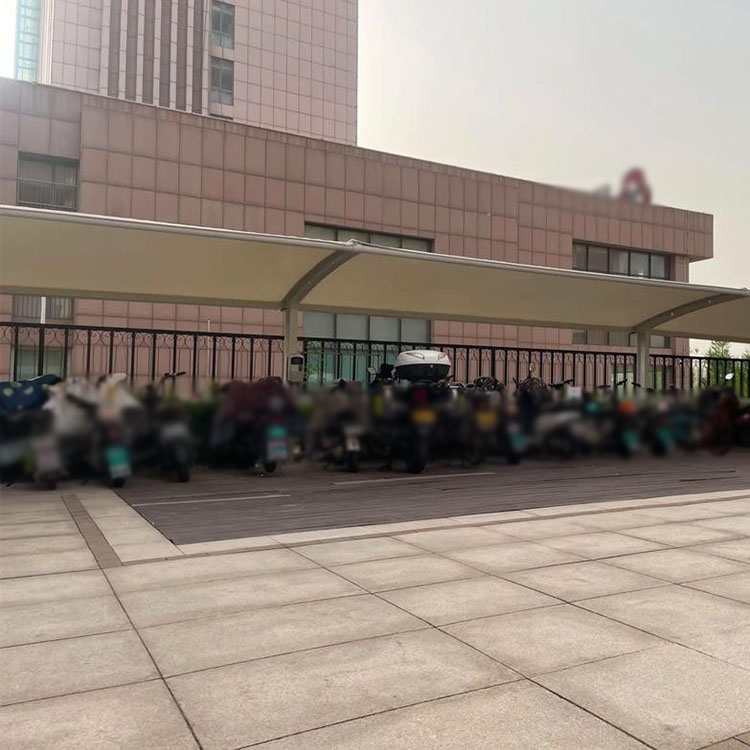 萝北县膜结构电动车棚